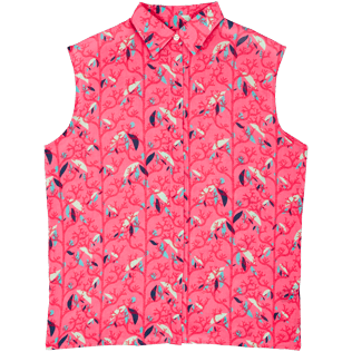 Donna Altri Stampato - Camicia donna in cotone Turtles Song, Cherry blossom front Donna Altri Stampato - Camicia donna in cotone Turtles Song, Cherry blossom front