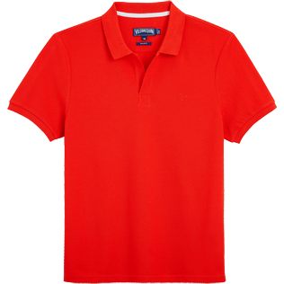 Uomo Altri Unita - Polo in piquet di cotone, Papavero front Uomo Altri Unita - Polo in piquet di cotone, Papavero front