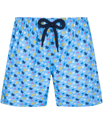 Boys Stretch Swim Shorts Micro Ronde Des Tortues Rainbow Divine front view