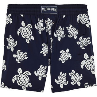 Men Stretch classic Printed - Turtles Glow in the Dark Superflex Swim shorts, Navy back Men Stretch classic Printed - Turtles Glow in the Dark Superflex Swim shorts, Navy back