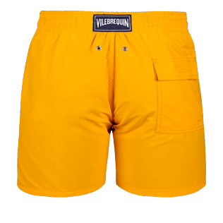 Men Classic Solid - Men Swimwear Solid, Mango back Men Classic Solid - Men Swimwear Solid, Mango back