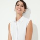 Women Others Embroidered - Women Linen short sleeves Shirt Broderies Anglaises, White details view 3