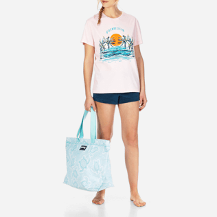 Femme Tee-Shirts Imprimé - T-shirt en Coton Femme Vilebrequeen, Pivoine supp3 Femme Tee-Shirts Imprimé - T-shirt en Coton Femme Vilebrequeen, Pivoine supp3