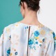 Damen Andere Bedruckt - Belle Des Champs Seidenkleid für Damen, Soft blue Details Ansicht 2