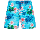 Boys Others Printed - Boys Swim Trunks Turtles Jungle, Lazulii blue front view Boys Others Printed - Boys Swim Trunks Turtles Jungle, Lazulii blue front view