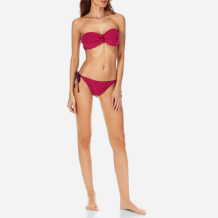 Donne Tops Grafico - Top bikini donna a fascia in spugna a righe, Ametista supp3 Donne Tops Grafico - Top bikini donna a fascia in spugna a righe, Ametista supp3