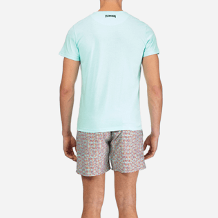 Hombre T-Shirt Estampado - Camiseta de algodón con estampado «Tel père, tel fils» para hombre, Laguna supp2 Hombre T-Shirt Estampado - Camiseta de algodón con estampado «Tel père, tel fils» para hombre, Laguna supp2