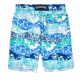 Niños Autros Estampado - Bañador con estampado Vague Heritage para niño, Azul marino back Niños Autros Estampado - Bañador con estampado Vague Heritage para niño, Azul marino back