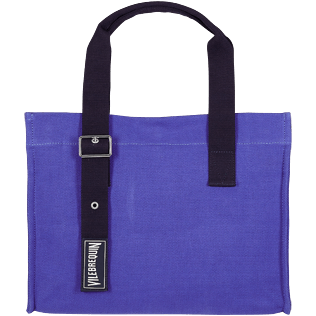 Others Solid - Small Cotton Beach Bag Solid, Royal blue front Others Solid - Small Cotton Beach Bag Solid, Royal blue front