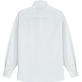 Herren Andere Uni - Solid Baumwollhemd für Herren, Off white Rückansicht