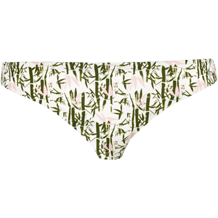 Mujer Braguitas Estampado - Braguitas de bikini de talle alto con estampado Bamboo Song para mujer, Peony front Mujer Braguitas Estampado - Braguitas de bikini de talle alto con estampado Bamboo Song para mujer, Peony front