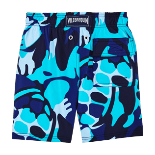 Niños Autros Estampado - Bañador Superflex con estampado Camouflage Turtles, Celeste back Niños Autros Estampado - Bañador Superflex con estampado Camouflage Turtles, Celeste back