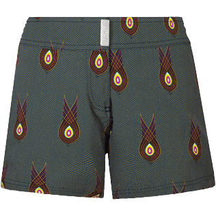 Women Others Printed - Women Stretch Swim Short Paon Paon, Navy front Women Others Printed - Women Stretch Swim Short Paon Paon, Navy front
