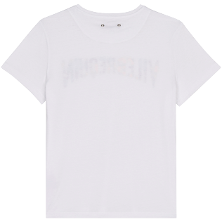 Hombre Autros Estampado - Camiseta de algodón con estampado Octopus Band para hombre, Blanco vista trasera