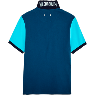 Men Polos Solid - Multicolor Cotton pique polo, Unique back Men Polos Solid - Multicolor Cotton pique polo, Unique back