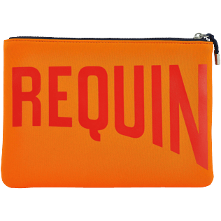 Others Printed - Zipped Beach Pouch Solid, Apricot back Others Printed - Zipped Beach Pouch Solid, Apricot back