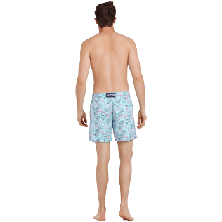 男款 017 绣 - 男士悉尼刺绣泳裤 — 限量款, Aquamarine backworn 男款 017 绣 - 男士悉尼刺绣泳裤 — 限量款, Aquamarine backworn