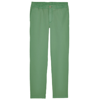 Hombre Autros Liso - Pantalones con cinturilla elástica para hombre, Hierba verde front Hombre Autros Liso - Pantalones con cinturilla elástica para hombre, Hierba verde front