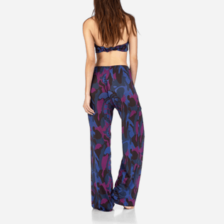 Mujer Pants Estampado - Pantalones de punto con estampado Camouflage Turtles, Ciruela backworn Mujer Pants Estampado - Pantalones de punto con estampado Camouflage Turtles, Ciruela backworn