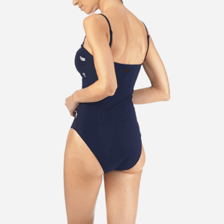 Donna Intero Ricamato - Costume intero ricamato Blue Breath, Blu marine supp2 Donna Intero Ricamato - Costume intero ricamato Blue Breath, Blu marine supp2