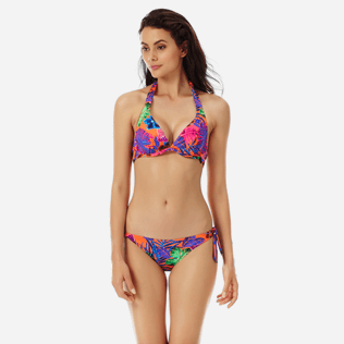 Damen Bügel-Bikini Bedruckt - Porto Rico Bikinioberteil mit Bügel für Damen, Bright orange frontworn Damen Bügel-Bikini Bedruckt - Porto Rico Bikinioberteil mit Bügel für Damen, Bright orange frontworn