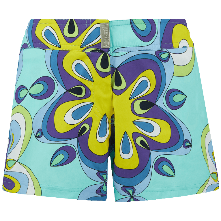Vilebrequin Kaleidoscope Printed Swim Shorts In Blue
