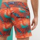 Men Flat belt Stretch Swimwear Nautilius Tie & Dye Poppy red details view 1