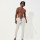 Men Others Solid - Men Jogger Cotton Pants Solid, Lihght gray heather front worn view