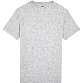 Hombre Autros Liso - Camiseta de punto de algodón pima en color liso para hombre, Gris jaspeado back Hombre Autros Liso - Camiseta de punto de algodón pima en color liso para hombre, Gris jaspeado back