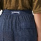 Men Others Solid - Unisex Linen Pants Solid, Navy heather details view 7