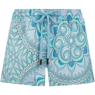 Photo de Femme AUTRES Imprimé - Shorty de bain femme Mandala, Lagon vue de face Photo de Femme AUTRES Imprimé - Shorty de bain femme Mandala, Lagon vue de face