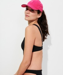 Others Solid - Unisex Cap Solid, Shocking pink front worn view