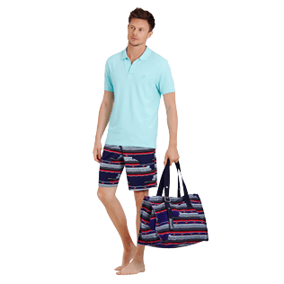 Homme AUTRES Uni - Polo en Coton Homme Uni, Lagon supp2 Homme AUTRES Uni - Polo en Coton Homme Uni, Lagon supp2