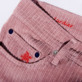 Hombre Autros Liso - Pantalones de pana estrechos en el tobillo para hombre, Murasaki detalles vista 8