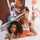 Niñas Autros Estampado - Bañador de una sola pieza Looney Tunes para niña, Nispero detalles vista 4