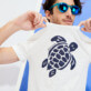 Herren Andere Bedruckt - Turtle Team T-Shirt aus Bio-Baumwolle für Herren, Chalk Details Ansicht 4