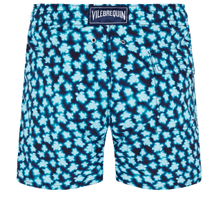 男款 Classic 印制 - 男士 Blurred Turtles 泳裤, Navy 后视图