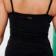 Mujer Una pieza Liso - Bañador estilo bustier de una sola pieza en color liso para mujer, Negro detalles vista 7