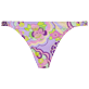 Mujer Autros Estampado - Braguita de bikini de corte tanga con estampado Rainbow Flowers para mujer, Cyclamen vista frontal
