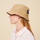 Altri Unita - Cappello da pescatore unisex tinta naturale, Nuts vista frontale indossata