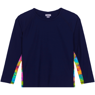 Altri Stampato - Rash guard unisex a maniche lunghe Holi Party, Blu marine front Altri Stampato - Rash guard unisex a maniche lunghe Holi Party, Blu marine front