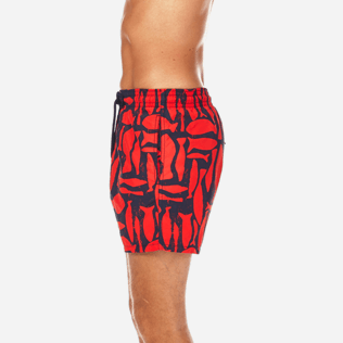 Men Classic / Moorea Printed - Silex Fishes Swim shorts, Poppy red supp3 Men Classic / Moorea Printed - Silex Fishes Swim shorts, Poppy red supp3