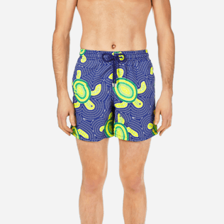 Hombre Clásico Estampado - Bañador con estampado Mosaic Turtles para hombre, Azul neptuno supp1 Hombre Clásico Estampado - Bañador con estampado Mosaic Turtles para hombre, Azul neptuno supp1