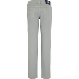 Uomo Altri Stampato - Pantaloni uomo stampati a 5 tasche Micro Dot, Caviale vista posteriore