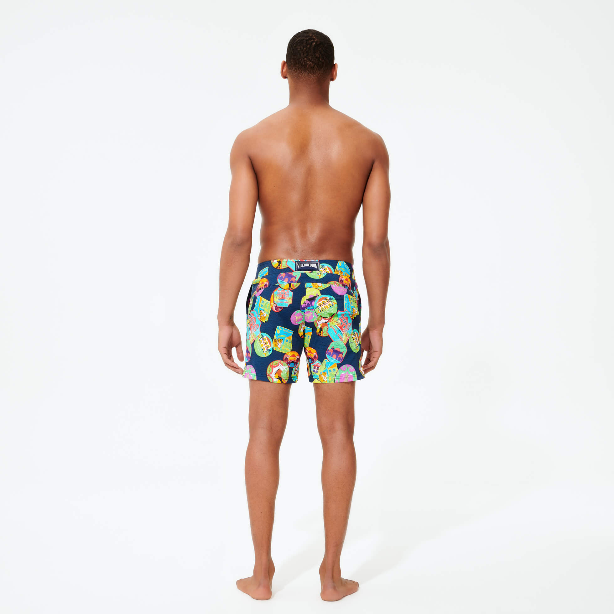 Men Flat belt Swimwear Stretch Indian Resorts | Site Vilebrequin | MSEU0F03