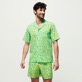 Men Others Printed - Men Bowling Shirt Turtles Smiley - Vilebrequin x Smiley®, Lazulii blue details view 2