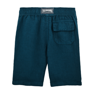 Jungen Andere Uni - Solid Bermudashorts aus Leinen für Jungen, Gischt back Jungen Andere Uni - Solid Bermudashorts aus Leinen für Jungen, Gischt back