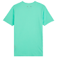 Herren Andere Uni - Einfarbiges T-Shirt aus Bio-Baumwolle für Herren, Lagune Rückansicht