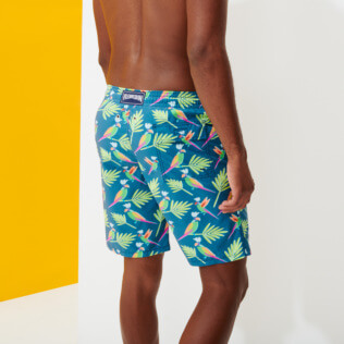 Homme CLASSIQUE LONG Imprimé - Maillot de bain homme Long Multicolore Parrots, Goa backworn Homme CLASSIQUE LONG Imprimé - Maillot de bain homme Long Multicolore Parrots, Goa backworn