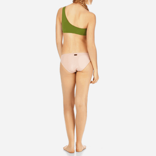 Damen Klassische Höschen Uni - Neopren Bikinihose mit hohem Beinschnitt für Damen, Nude backworn Damen Klassische Höschen Uni - Neopren Bikinihose mit hohem Beinschnitt für Damen, Nude backworn
